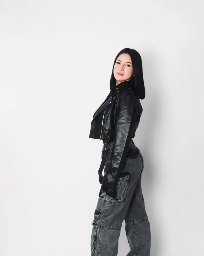 Jaqueta Cropped Couro Ecológico
