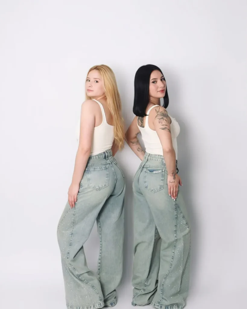 Calça Baggy Lavagem Clara